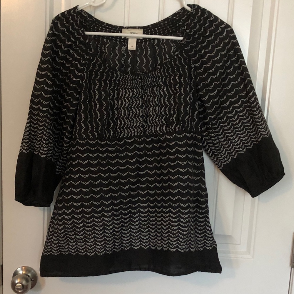 LOFT babydoll blouse